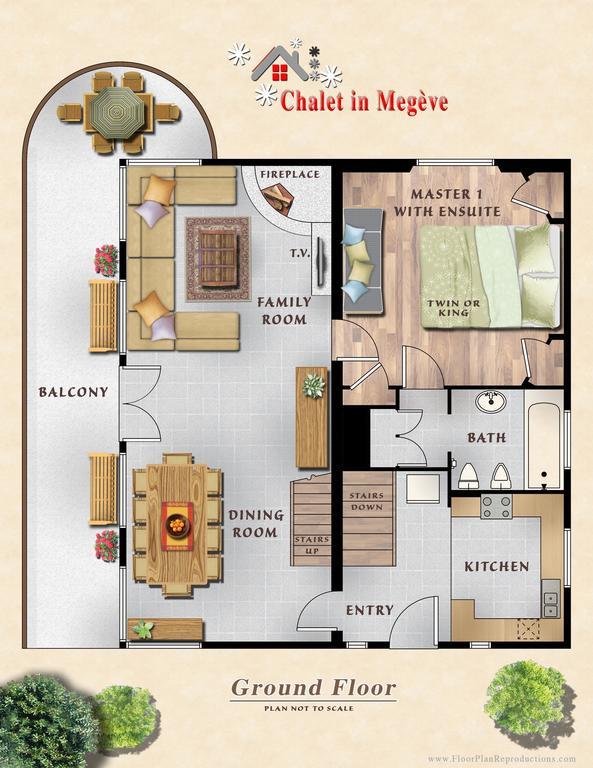 Chalet In Megeve Bed and Breakfast Habitación foto