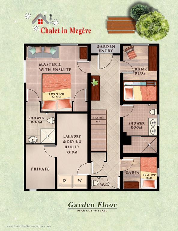 Chalet In Megeve Bed and Breakfast Habitación foto